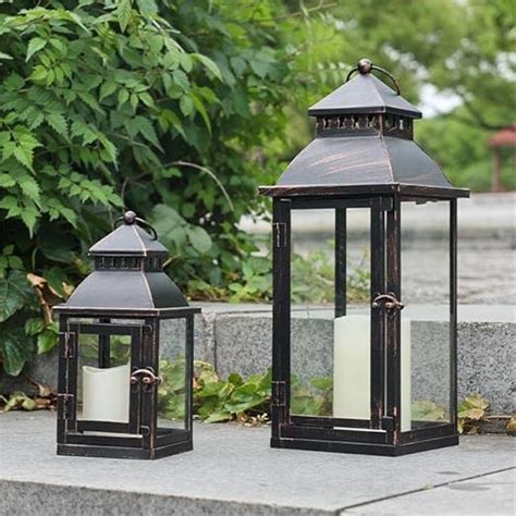 Amazon Needomo Lanterns Decorative Outdoor Indoor Set Of Large