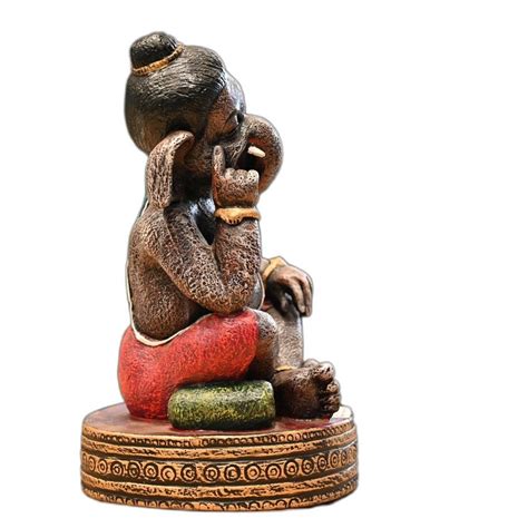 Multicolor Antique Ceramic Bal Ganesh Statue, 10inch(Height) at Rs 2800 in Nashik