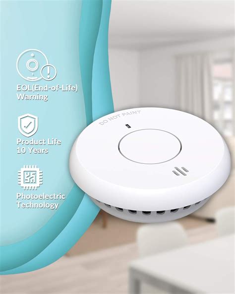 Buy Ecoey Smoke Alarm Wireless Interconnectable Fire Alarms With Self