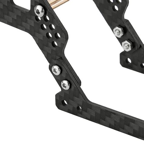 Injora Lcg Carbon Fiber Chassis Kit Frame Girder For 1 18 Trx4m 4m 32