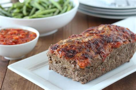 Italian Meatloaf with Marinara Parmesan Crust (gluten-free, paleo)