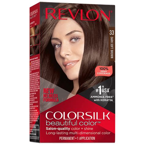 Revlon ColorSilk Beautiful Color Стойкая краска для волос оттенок 33 ...