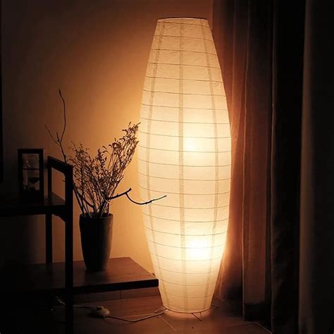 Lampes De Lecture Sur Pied Luminosit Variable Lampadaire Japonaise