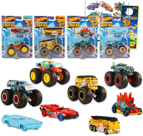 Hot Wheels Monster Truck Set 8 Piece Hot Wheels India Ubuy