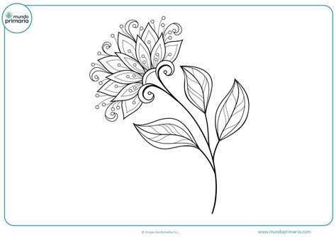 Dibujos de Flores para Colorear 【Bonitas y Fáciles de Pintar】