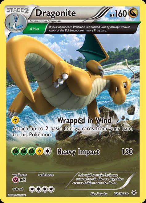 Dragonite xy6 52 Pokémon Card Database PokemonCard