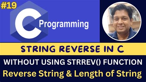 String Reverse C Programming How To Reverse A String Without