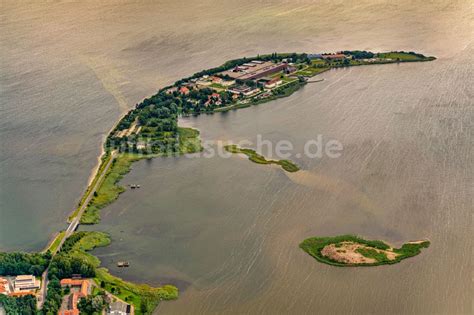 Luftbild Insel Riems Geb Udekomplex Des Institut Friedrich Loeffler