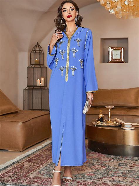 Eid Mubarak Ramadan Kaftan Abaya Dubai Arabic Turkey Islam Muslim Dress