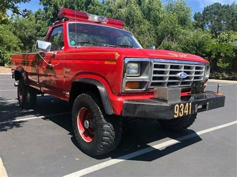 1983 Ford F-350 Fire Truck 5 Speed Manual 2-Door Truck for sale - Ford ...