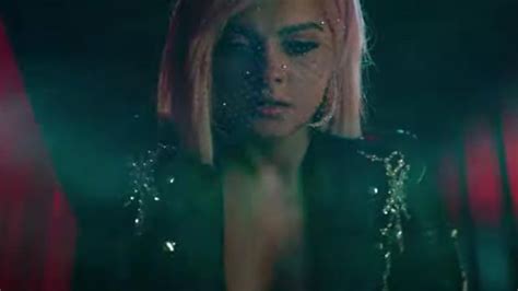 Black Perfecto With Strass Worn By Bebe Rexha As Seen In Call You Mine