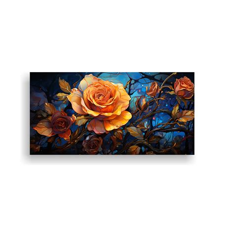 Ripley Cuadro Decorativo Estilo Rose Van Gogh L Neas Finas Efecto