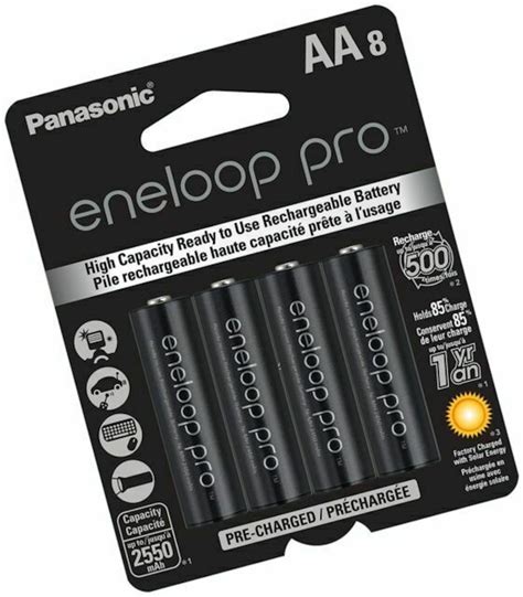 Pilas Recargables Panasonic Eneloop Pro 2550mah Pack X8 Micromundo Sonido