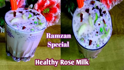 Summer Special Healthy Rooh Afza Drink Without Icecream Ramzan