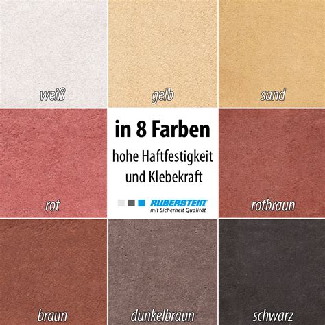 Ruberstein Steinrestaurierm Rtel Reparaturset Mit Farben Je Kg