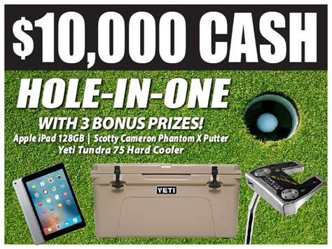 $10,000 Hole-in-One Contest | Golf Tournament Ideas