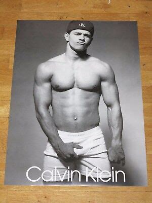 Marky Mark Wahlberg Calvin Klein Promo Poster Gay Dirty Vintage