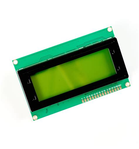 LCD Display 20x4 Black on Yellow | HD44780 LCD – DIYElectronics