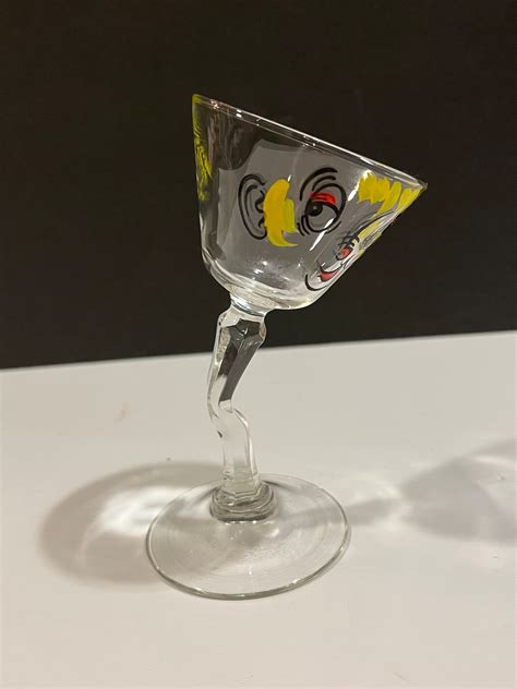 Vintage Gay Fad Painted Tipsy Cup Handmade Hand Painted Etsy