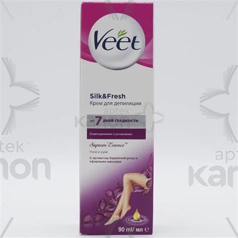 Крем для депиляции "Veet" silk & fresh 90 мл Aptekonline.az - onlayn aptek
