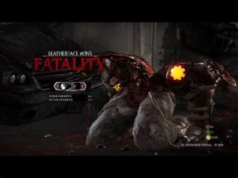 Mortal Kombat XL LEATHERFACE Gameplayy X FATALITY YouTube