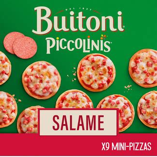 Pizzas Piccolinis Salame Embalagem 270 G Buitoni Supermercado El