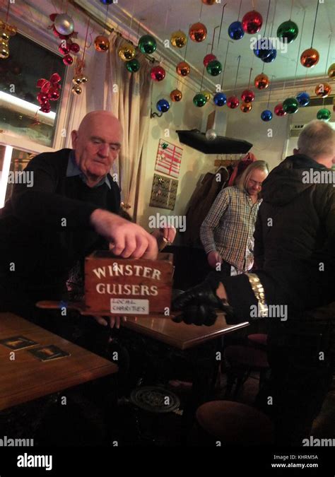 The Winster Guisers Performing Traditional St George Mummers Or Mumming