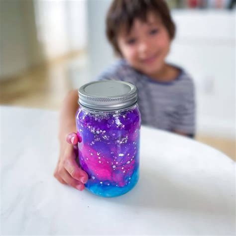 Galaxy in a Jar - Space Science Project for Kids - 7 Days of Play