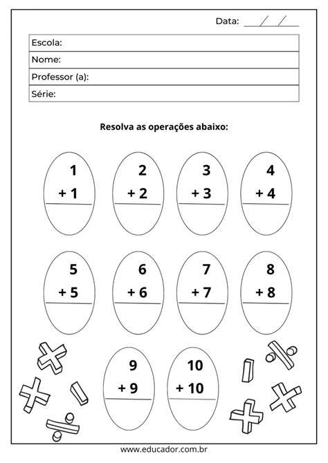 Continhas De Matemática Para O 2º Ano Do Ensino Fundamental🍄 Explorando