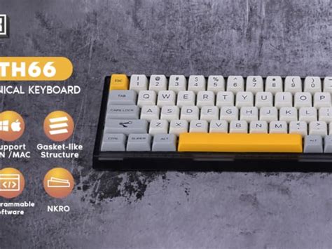 Mua TH Pro Hot Swappable RGB Ghz Bluetooth Wired Mechanical Gaming Keyboard With