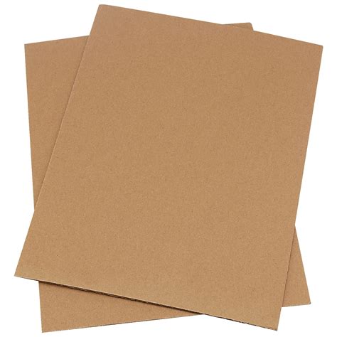 Muklei 100 Pack 12 X 9 Inch Corrugated Cardboard Sheets