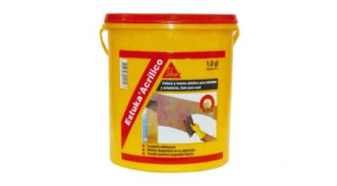 SIKA ESTUKA ACRILICO M BLANCO MÁS QUE MATERIALES