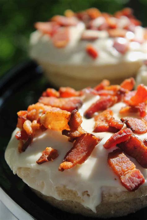 Maple Bacon Whiskey Donuts The Hungry Mouse