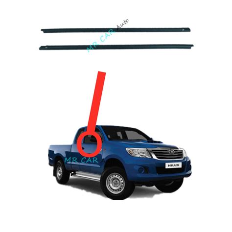 TOYOTA HILUX VIGO KUN25 KUN26 OUT DOOR GLASS MOULDING 2DOOR TAIWAN