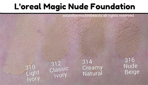L Oreal Magic Nude Foundation Review Swatches Of Shades
