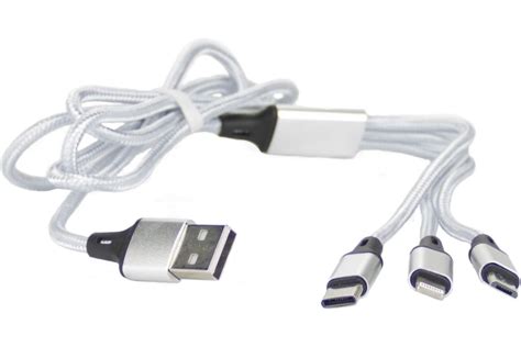 Зарядное устройство Nova Bright 2 USB-порта, 2100мА + кабель для ...