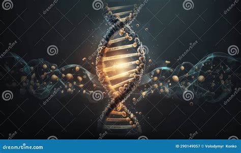 Illustrating The Building Blocks Of Life The Power Of Dna Generative