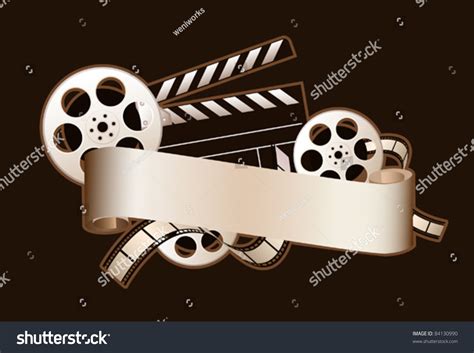 Movie Theme Design Stock Vector Royalty Free 84130990 Shutterstock