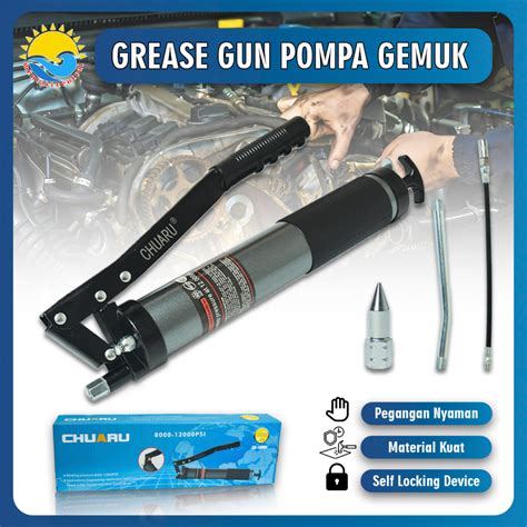 Jual Grease Gun Cc Pompa Gemuk Tangan Alat Penghisap Oli Pompa