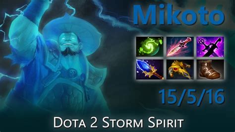 Mikoto 15516 Dota 2 Storm Spirit Highlights Youtube