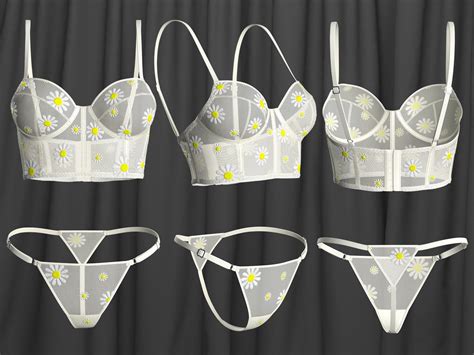 Lingerie Set D Model CGTrader