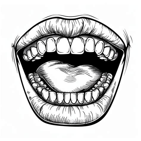 44 Mouth coloring pages Mouth Pages | ColorearW.com