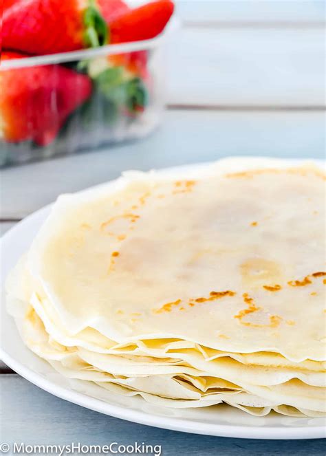 Easy Eggless Crepes Mommy S Home Cooking