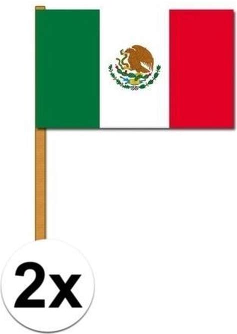 X Luxe Zwaaivlaggen Handvlaggetjes Mexico Bol