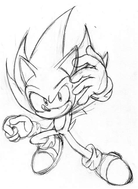 Sonic Drawing Easy at GetDrawings | Free download