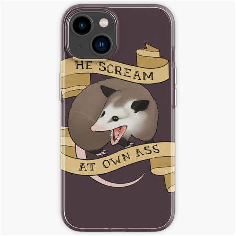 He Scream At Own Ass IPhone Case For Sale By Needlemouse Redbubble