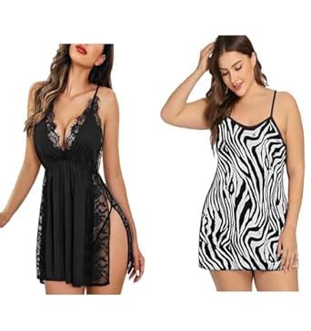 Buy Galsmaky Trendy Satin Women Hot Sexy Babydoll Lingerie Night Dress Honeymoon Night Dress