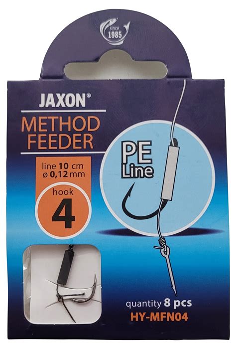 Haczyki Jaxon Method Feeder PE Line z igłą 4 HY MFN04 12094969194