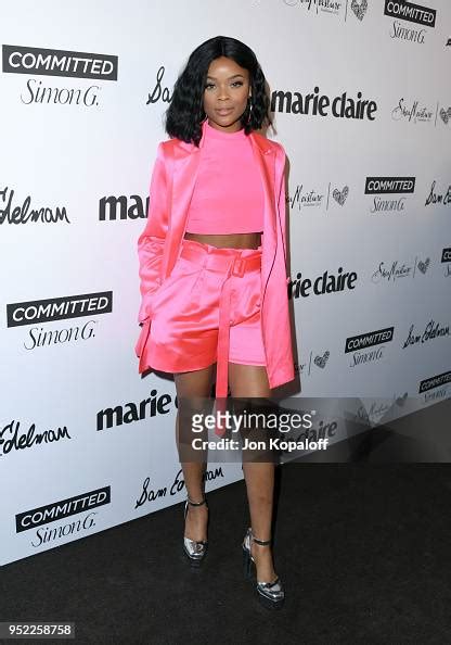 Ajiona Alexus Attends Marie Claires 5th Annual Fresh Faces At