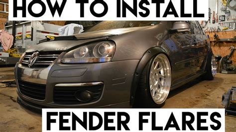 How To Install Fender Flare Mk Vw Gti Ricky Df Youtube